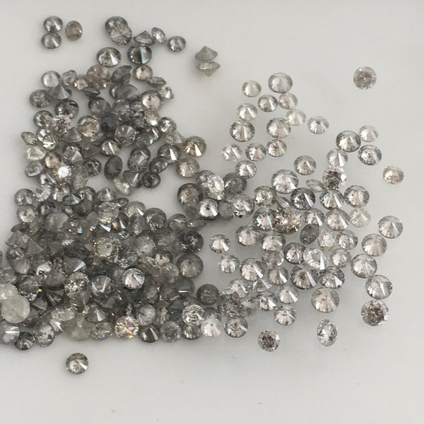 18Pcs 1.50 mm Round Brilliant Cut Natural Loose Diamonds