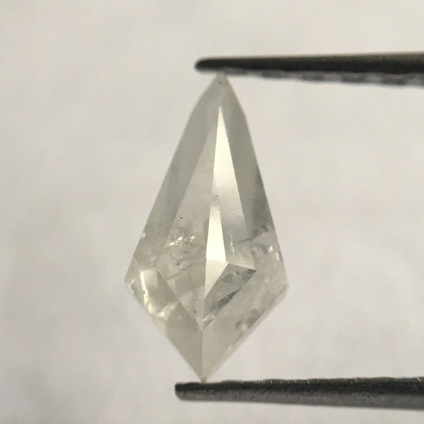 0.56 Ct Fancy opalescent Color geometric shape Natural Loose Diamond 8.40 mm X 4.30 mm x 2.60 mm, Kite Shape grey Diamond SJ27/38