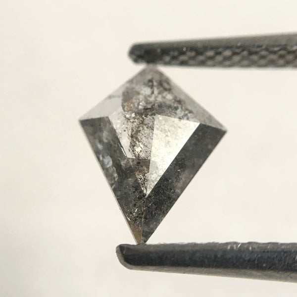 0.56 Ct Natural Loose Diamond 9.00 mm X 6.90 mm x 1.80 mm Fancy Grey Black Color Kite shape natural diamond quality use for Jewelry SJ30/06