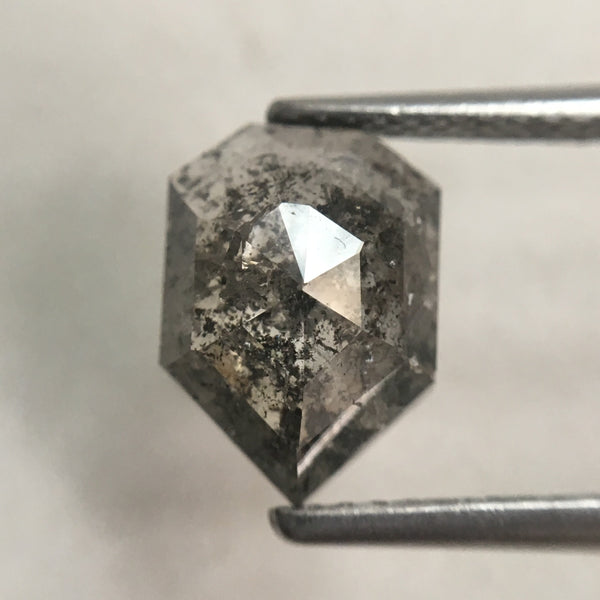 2.19 CT Natural Fancy Grey Color Shield shape Loose Diamond 10.15 mm X 7.40 mm X 3.60 mm Shield Cut Natural Diamond SJ30/14