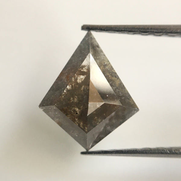 1.07 Ct Natural Fancy Brownish Grey Color Kite shape Loose Diamond, 9.90 mm X 8.30 mm Excellent Loose Diamond Use for Jewellery SJ17/04