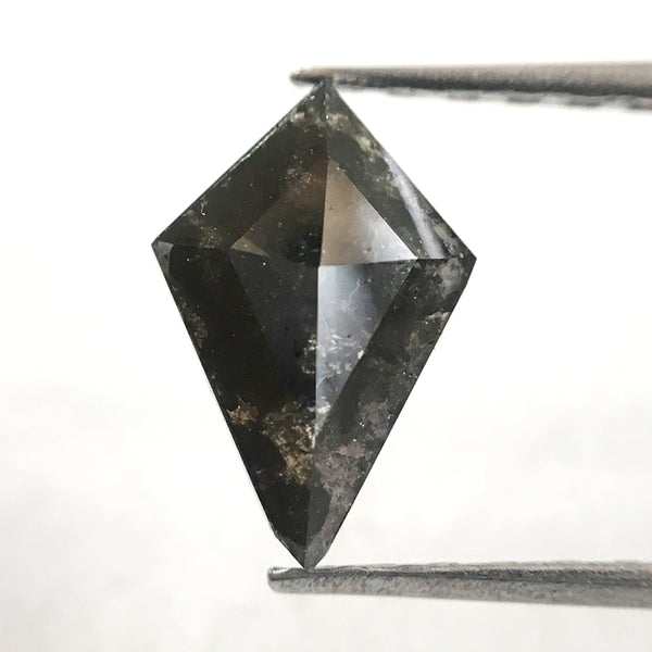 0.75 Ct Dark Grey Color Kite shape natural diamond, Natural Loose Diamond 8.70 mm X 5.80 mm x 2.35 mm Diamond use for Jewelry SJ36/24