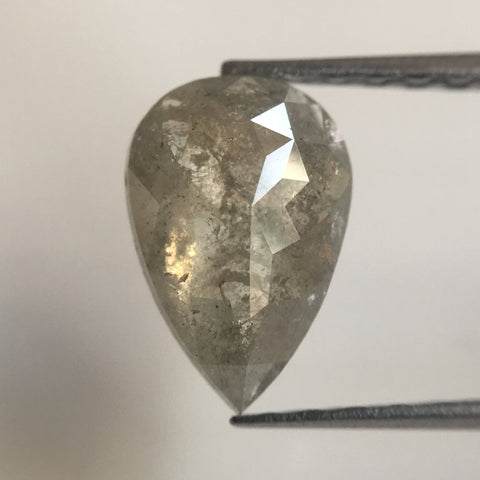 Natural Loose Diamond 1.19 Ct 8.95 mm X 6.10 mm x 2.90 mm Fancy Grey Color Pear Cut Excellent Natural Loose Diamond for Jewellery SJ26/26