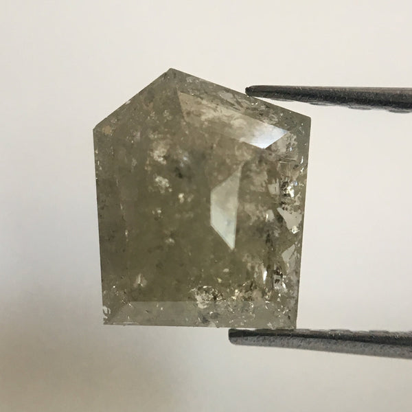 1.10 Fancy Gray Color Geometric shape Natural Loose Diamond, 7.18 mm X 6.07 mm X 2.61 mm Natural Loose Diamond AJ02/13