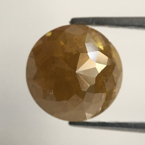 0.86 Ct Yellowish Brown Round Shape Rose cut Loose Natural Diamonds, 5.60 mm Rose cut Loose Natural diamond low price AJ06/06