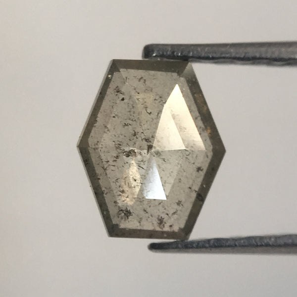 0.29 Ct Natural Loose Diamond Elongated Hexagon Shape Fancy Color 5.40 mm X 4.52 mm X 1.34 mm Natural Hexagon Diamond SJ09/18