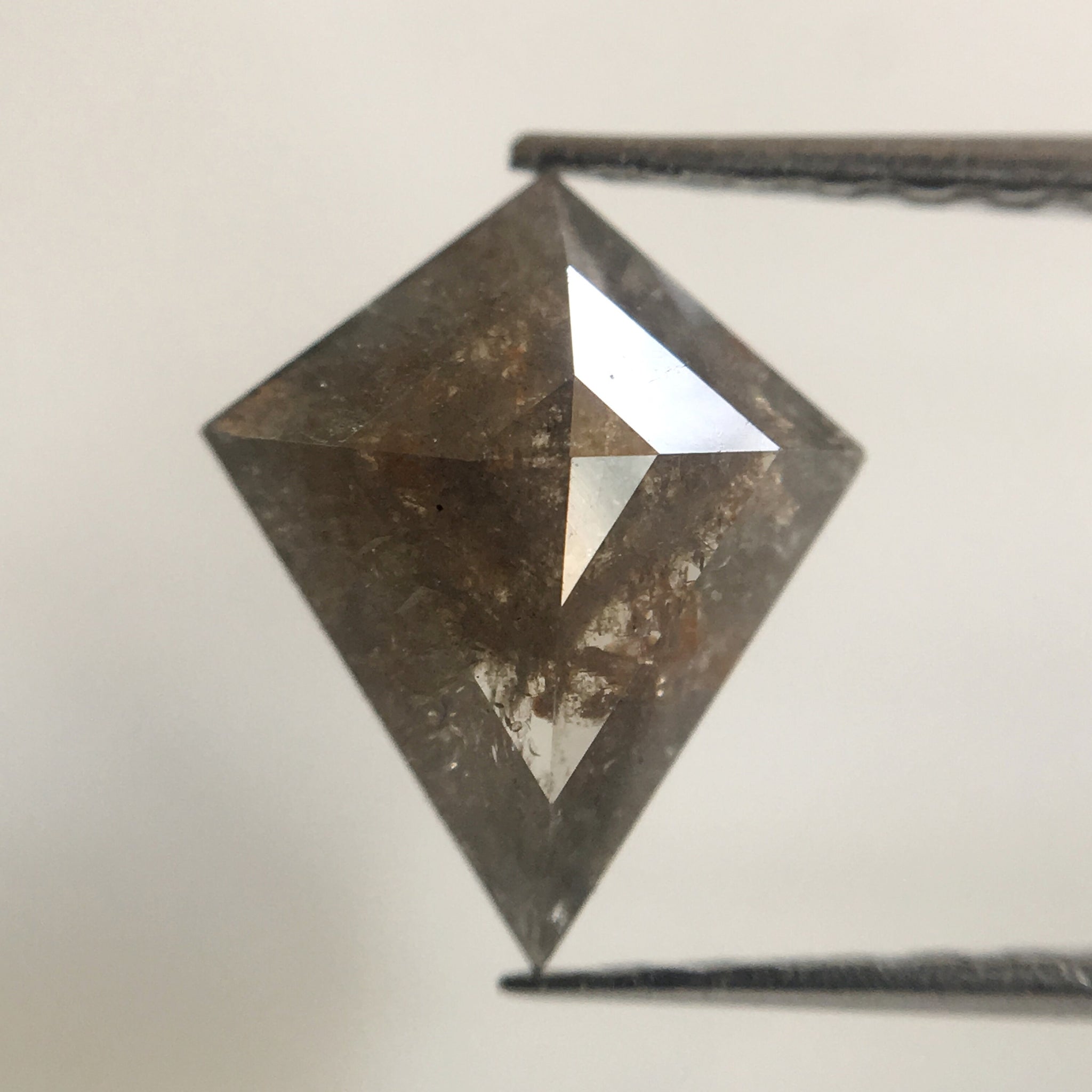 1.07 Ct Natural Fancy Brownish Grey Color Kite shape Loose Diamond, 9.90 mm X 8.30 mm Excellent Loose Diamond Use for Jewellery SJ17/04