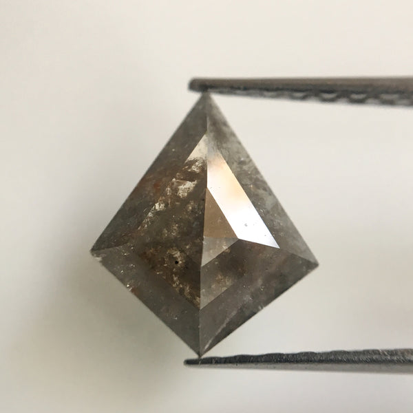 1.07 Ct Natural Fancy Brownish Grey Color Kite shape Loose Diamond, 9.90 mm X 8.30 mm Excellent Loose Diamond Use for Jewellery SJ17/04