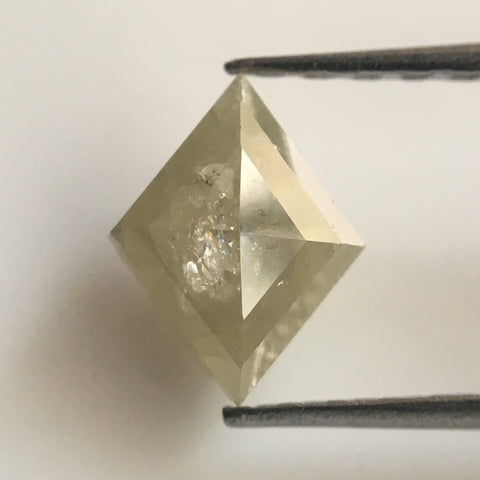 0.66 Ct Natural yellowish grey color kite shape loose diamond, 7.40 mm X 5.67 mm X 2.48 mm Excellent Natural Diamond quality AJ02/11