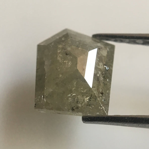 1.10 Fancy Gray Color Geometric shape Natural Loose Diamond, 7.18 mm X 6.07 mm X 2.61 mm Natural Loose Diamond AJ02/13