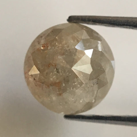 0.95 Ct Brownish Grey Round Shape Rose cut Loose Natural Diamonds, 5.43 mm X 3.54 mm Rose cut Round Shape Natural Loose Diamond AJ05/11