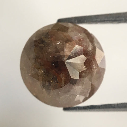 1.41 Ct Dark Brown Round Shape Rose cut Loose Natural Diamonds, 6.10 mm Rose cut Loose Natural diamond low price AJ06/03
