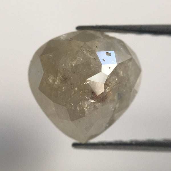 1.87 Ct Yellowish Grey Color Pear Cut Natural Loose Diamond, 7.50 mm X 7.49 mm X 4.10 mm Fancy Shape Natural Loose Diamonds AJ12/34