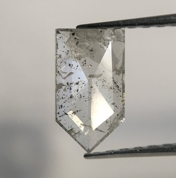 0.73 Ct Pentagon White Grey Diamond: Natural Loose Diamond