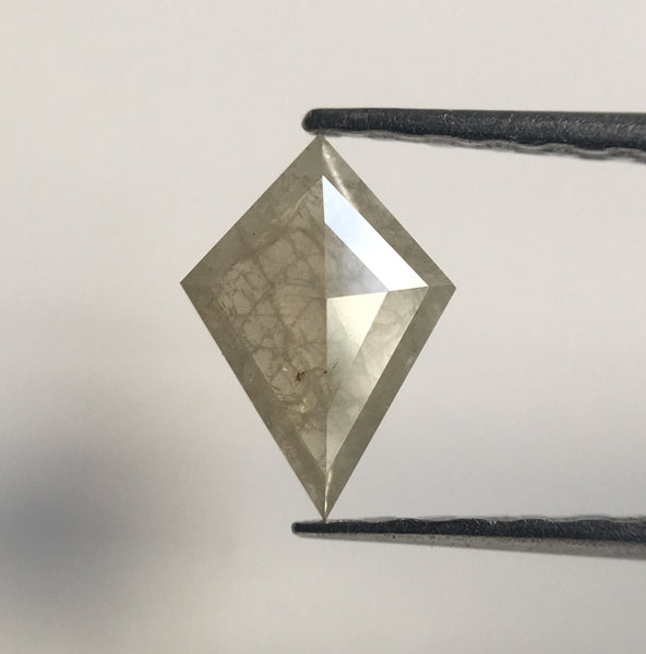 0.56 Ct Fancy Grey Color Kite Shape Natural Loose Diamond, 6.98 mm X 4.97 mm X 1.50 mm Excellent Natural Diamond quality SJ41/31