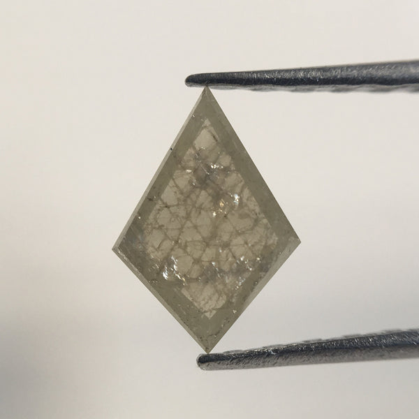 0.56 Ct Fancy Grey Color Kite Shape Natural Loose Diamond, 6.98 mm X 4.97 mm X 1.50 mm Excellent Natural Diamond quality SJ41/31