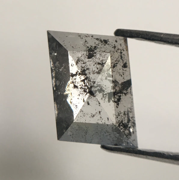 0.49 Ct Transparent Grey Color Parallelogram Cut Natural Loose Diamond, 8.05 mm X 4.27 mm X 1.73 mm Excellent Diamond for Jewellery SJ25/28