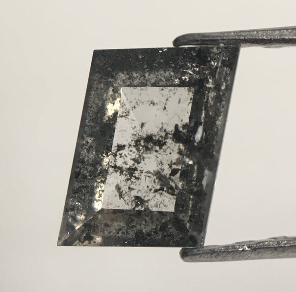 0.49 Ct Transparent Grey Color Parallelogram Cut Natural Loose Diamond, 8.05 mm X 4.27 mm X 1.73 mm Excellent Diamond for Jewellery SJ25/28