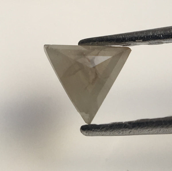 0.43 Ct Natural yellowish grey Color Triangle shape Loose Diamond 3 Pcs, 3.27 to 3.49 mm Excellent Natural Diamond quality SJ41/26