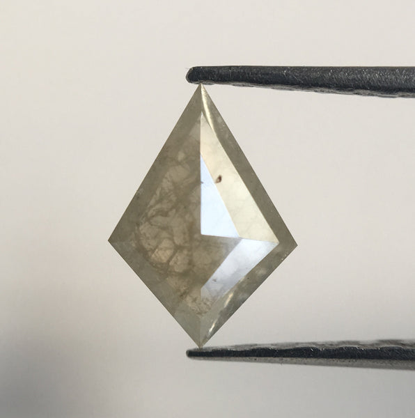 0.56 Ct Fancy Grey Color Kite Shape Natural Loose Diamond, 6.98 mm X 4.97 mm X 1.50 mm Excellent Natural Diamond quality SJ41/31