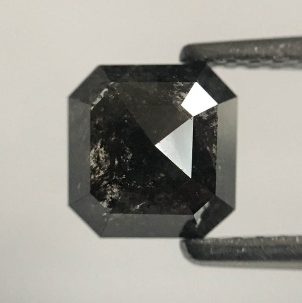 1.14 Ct Emerald Cut Black Diamond: Natural Loose Diamond for Engagement Ring