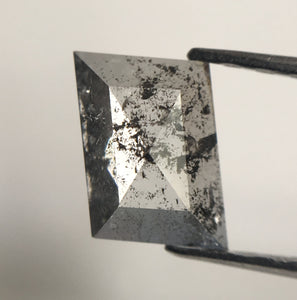 0.49 Ct Transparent Grey Color Parallelogram Cut Natural Loose Diamond, 8.05 mm X 4.27 mm X 1.73 mm Excellent Diamond for Jewellery SJ25/28