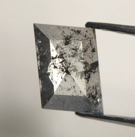 0.49 Ct Transparent Grey Color Parallelogram Cut Natural Loose Diamond, 8.05 mm X 4.27 mm X 1.73 mm Excellent Diamond for Jewellery SJ25/28