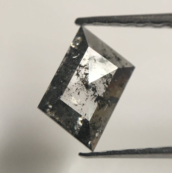 0.49 Ct Transparent Grey Color Parallelogram Cut Natural Loose Diamond, 8.05 mm X 4.27 mm X 1.73 mm Excellent Diamond for Jewellery SJ25/28