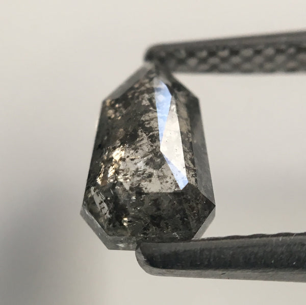 0.72 Ct Genuine Fancy Grey Color Geometric shape Natural Diamond, 7.32 mm X 4.53 mm X 2.26 mm Natural Loose Diamond SJ46/10