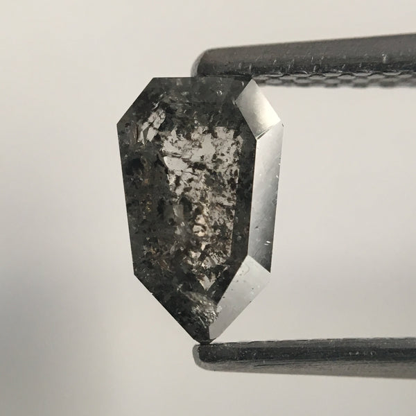 0.72 Ct Genuine Fancy Grey Color Geometric shape Natural Diamond, 7.32 mm X 4.53 mm X 2.26 mm Natural Loose Diamond SJ46/10