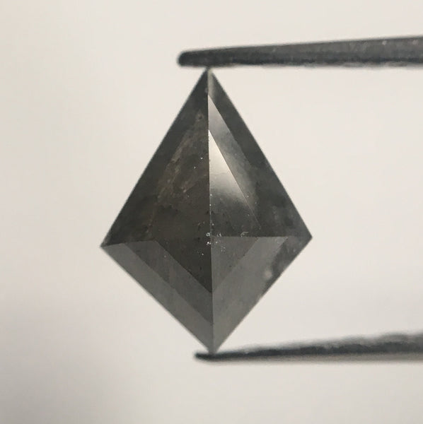 0.89 CT Natural Fancy Grey Color 7.58 mm X 5.60 mm X 3.65 mm Kite Shape Loose Diamond, Antique shape Loose Diamond SJ43/10