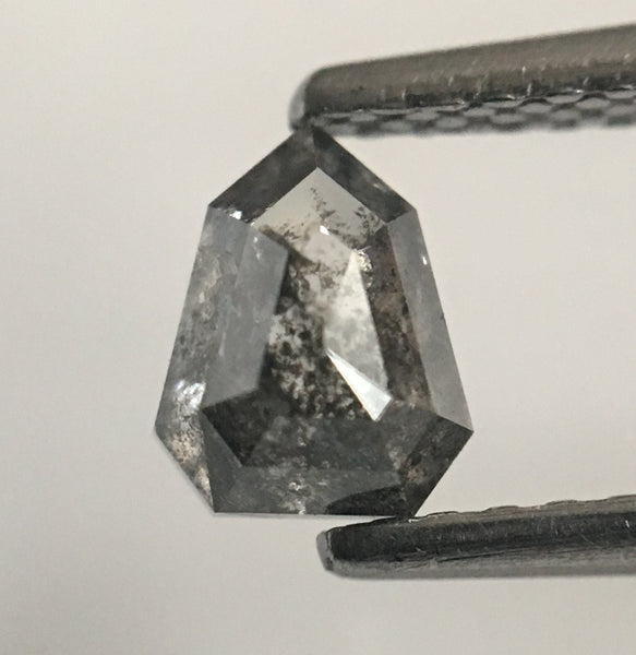 0.60 Ct Genuine Fancy Grey Color Geometric shape Natural Diamond, 5.59 mm X 4.43 mm X 2.85 mm Natural Loose Diamond SJ47/26