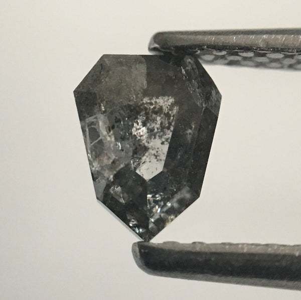 0.60 Ct Genuine Fancy Grey Color Geometric shape Natural Diamond, 5.59 mm X 4.43 mm X 2.85 mm Natural Loose Diamond SJ47/26