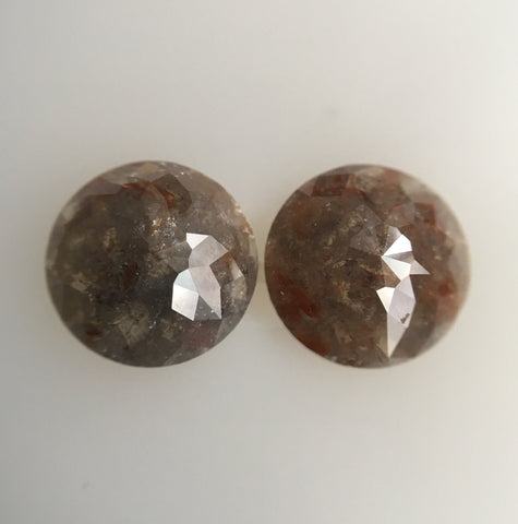 3.15 Ct Rustic Brownish gray Natural Loose Diamond, 8.07 mm X 2.97 mm Rose Cut Diamond, Rose cut Diamond SJ44/26