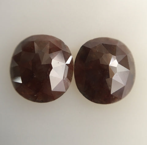 4.48 Ct Oval Brownish Natural Loose Diamond, 9.70 mm X 8.81 mm X 3.04 mm Natural Loose Diamond, SJ44/35