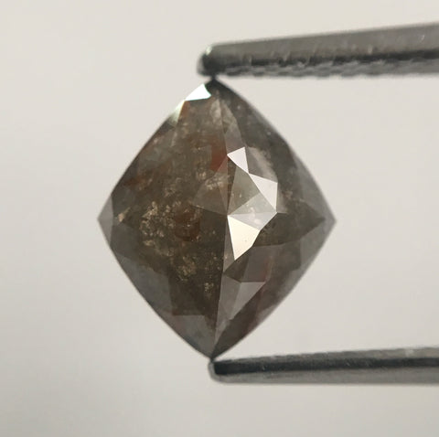 1.20 Ct Antique shape Natural Loose Diamond 8.88 mm X 7.45 mm X 2.77 mm Fancy Grey Color Use for Jewellery making SJ44/42