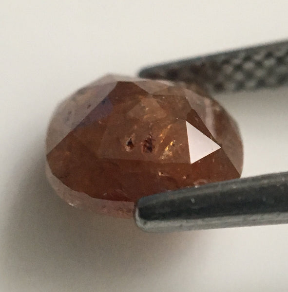 1.15 Ct Cushion Shape Brown Color Natural Loose Diamond 6.72 mm X 6.43 mm X 2.60 mm Natural Loose Diamond SJ44/64