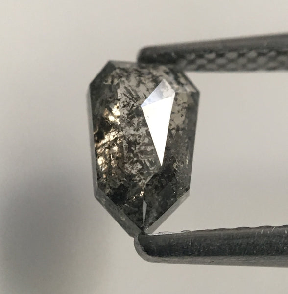 0.72 Ct Genuine Fancy Grey Color Geometric shape Natural Diamond, 7.32 mm X 4.53 mm X 2.26 mm Natural Loose Diamond SJ46/10