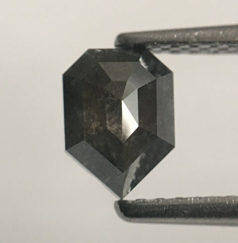 0.84 Ct Shield Shape Fancy Grey Natural Loose Diamond, Geometric Shape Grey 6.33 mm X 4.66 mm X 3.05 mm Use for jewellery SJ47/25