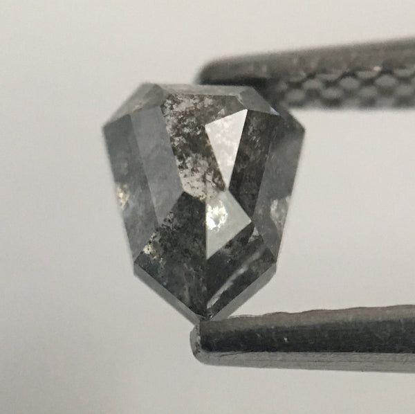 0.60 Ct Genuine Fancy Grey Color Geometric shape Natural Diamond, 5.59 mm X 4.43 mm X 2.85 mm Natural Loose Diamond SJ47/26