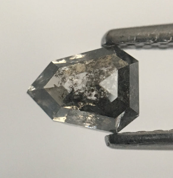 0.60 Ct Genuine Fancy Grey Color Geometric shape Natural Diamond, 5.59 mm X 4.43 mm X 2.85 mm Natural Loose Diamond SJ47/26