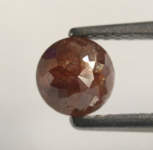 0.91 Ct Brown Round Shape Rose cut Loose Natural Diamond, 5.32 mm x 3.55 mm Rose cut Loose Natural diamond low price SJ51/04