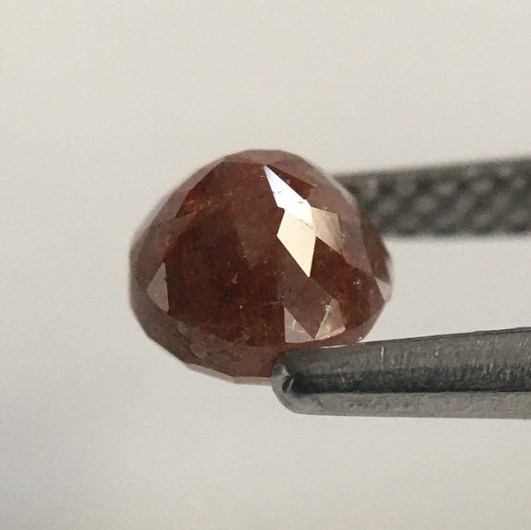 0.91 Ct Brown Round Shape Rose cut Loose Natural Diamond, 5.32 mm x 3.55 mm Rose cut Loose Natural diamond low price SJ51/04