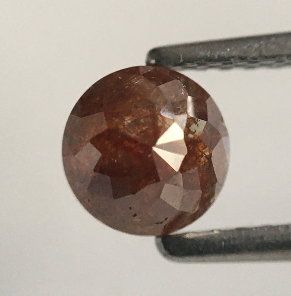 0.91 Ct Brown Round Shape Rose cut Loose Natural Diamond, 5.32 mm x 3.55 mm Rose cut Loose Natural diamond low price SJ51/04