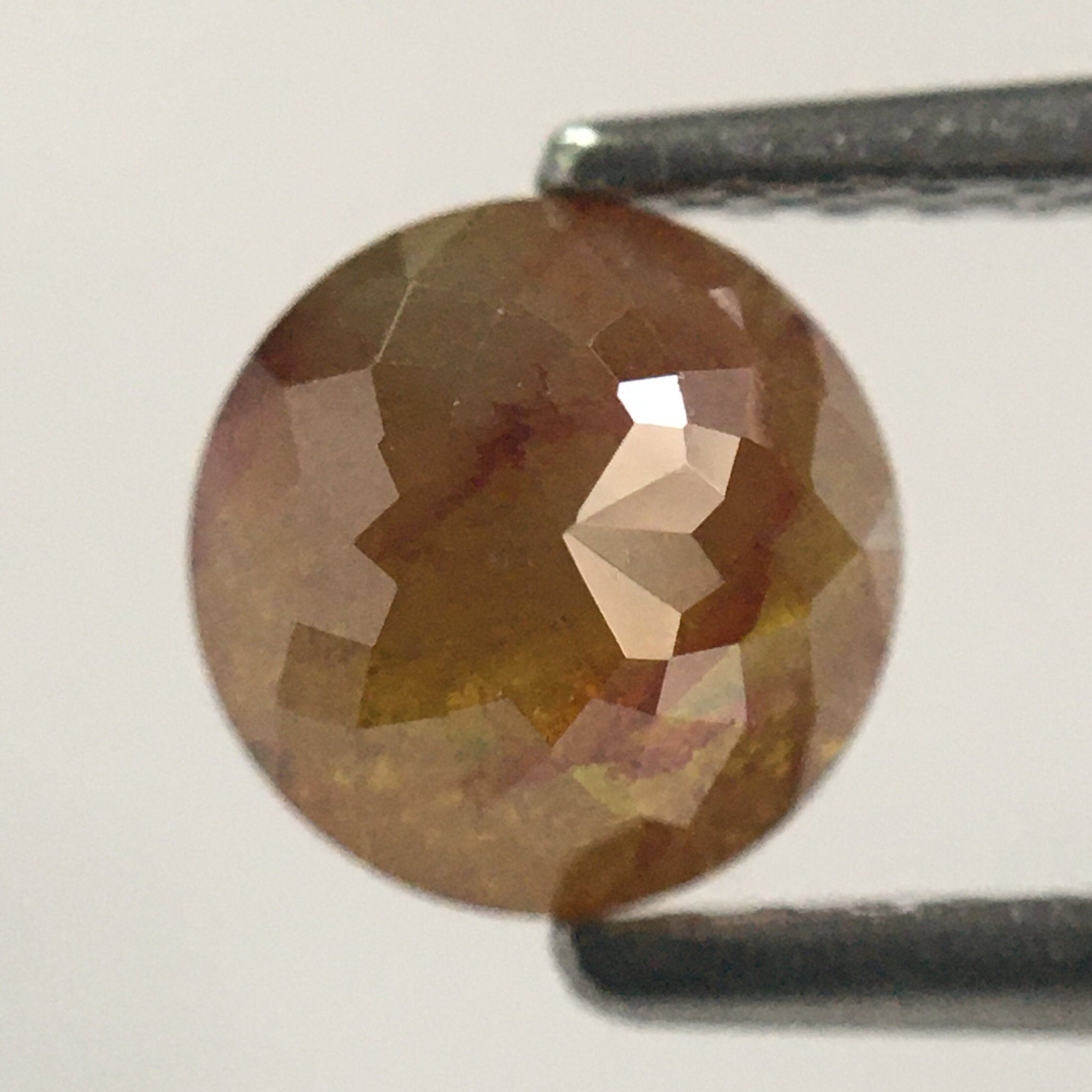 1.19 Ct Yellowish Brown Round Shape Rose cut Loose Natural Diamonds, 6.05 mm X 3.81 mm Rose cut Loose Natural diamond low price SJ51/10