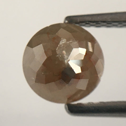 1.09 Ct Yellowish Brown Round Shape Rose cut Loose Natural Diamonds, 6.00 mm X 3.59 mm Rose cut Loose Natural diamond low price SJ51/18
