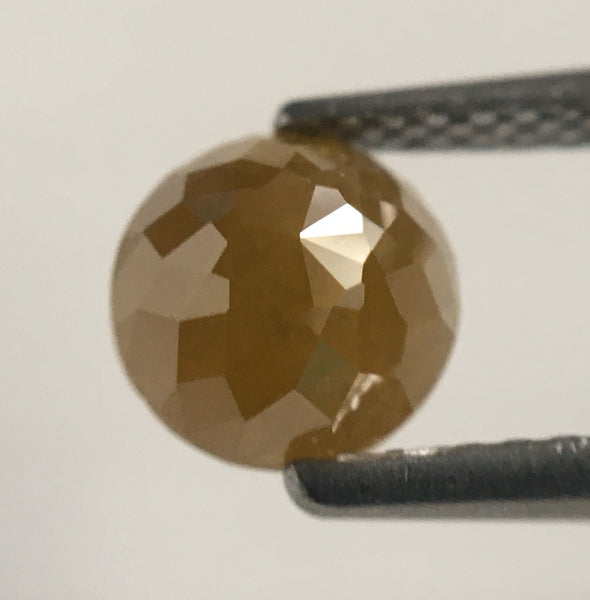 1.49 Ct Yellowish Brown Round Shape Rose cut Loose Natural Diamonds, 6.24 mm X 4.32 mm Rose cut Loose Natural diamond low price SJ51/23