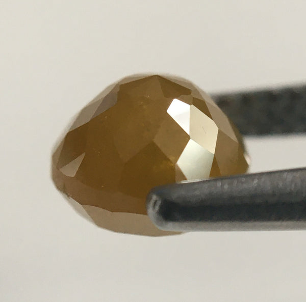 1.49 Ct Yellowish Brown Round Shape Rose cut Loose Natural Diamonds, 6.24 mm X 4.32 mm Rose cut Loose Natural diamond low price SJ51/23