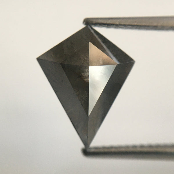 3.32 Ct Kite Shape Natural Loose Diamond 12.35 mm X 9.90 mm x 4.90 mm Fancy Dark Grey Color Natural Loose Diamond use for Jewelry SJ30/10