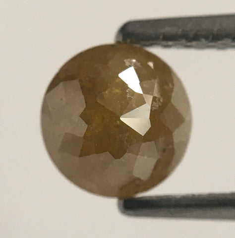 0.98 Ct Yellowish Brown Round Shape Rose cut Loose Natural Diamonds, 5.60 mm X 3.52 mm Rose cut Loose Natural diamond low price SJ51/02